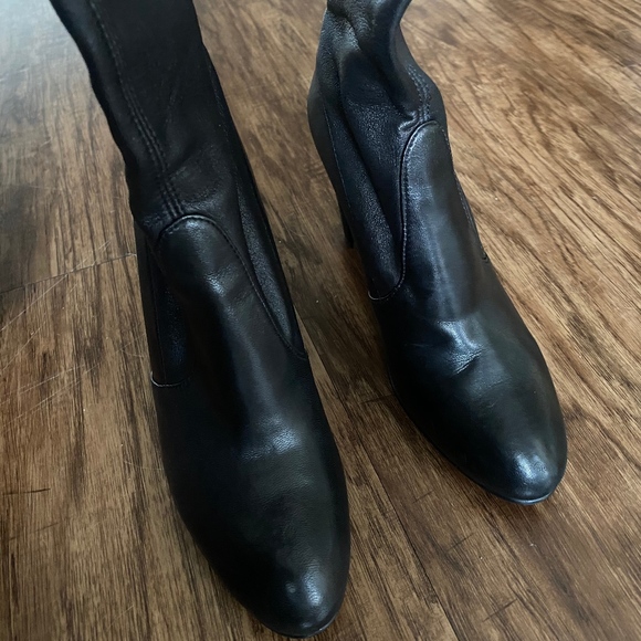 Stuart Weitzman Thigh High Leather Boots - Picture 3 of 4
